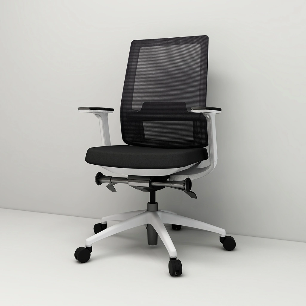 study chair 2 star blue theme front view