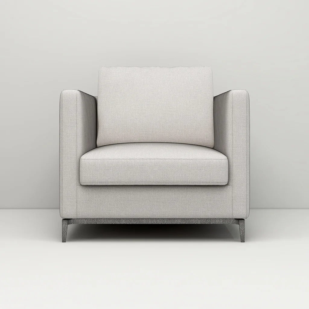 Sofa chair front view