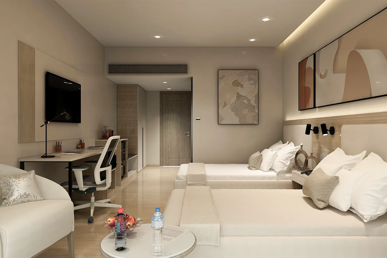 3 Star Summer Mid Day 3 Star queen room side view