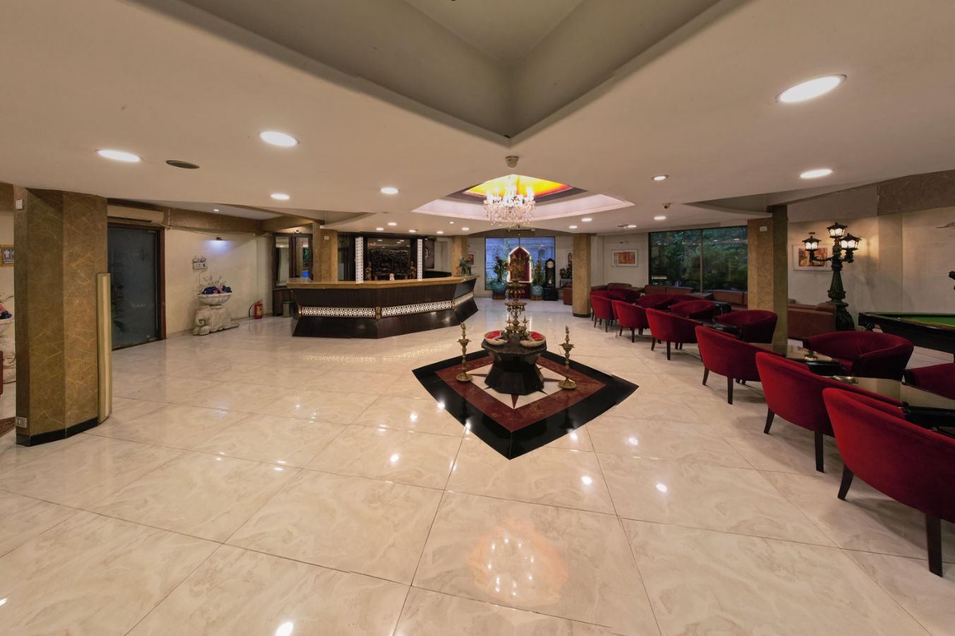 Aayush resort reception