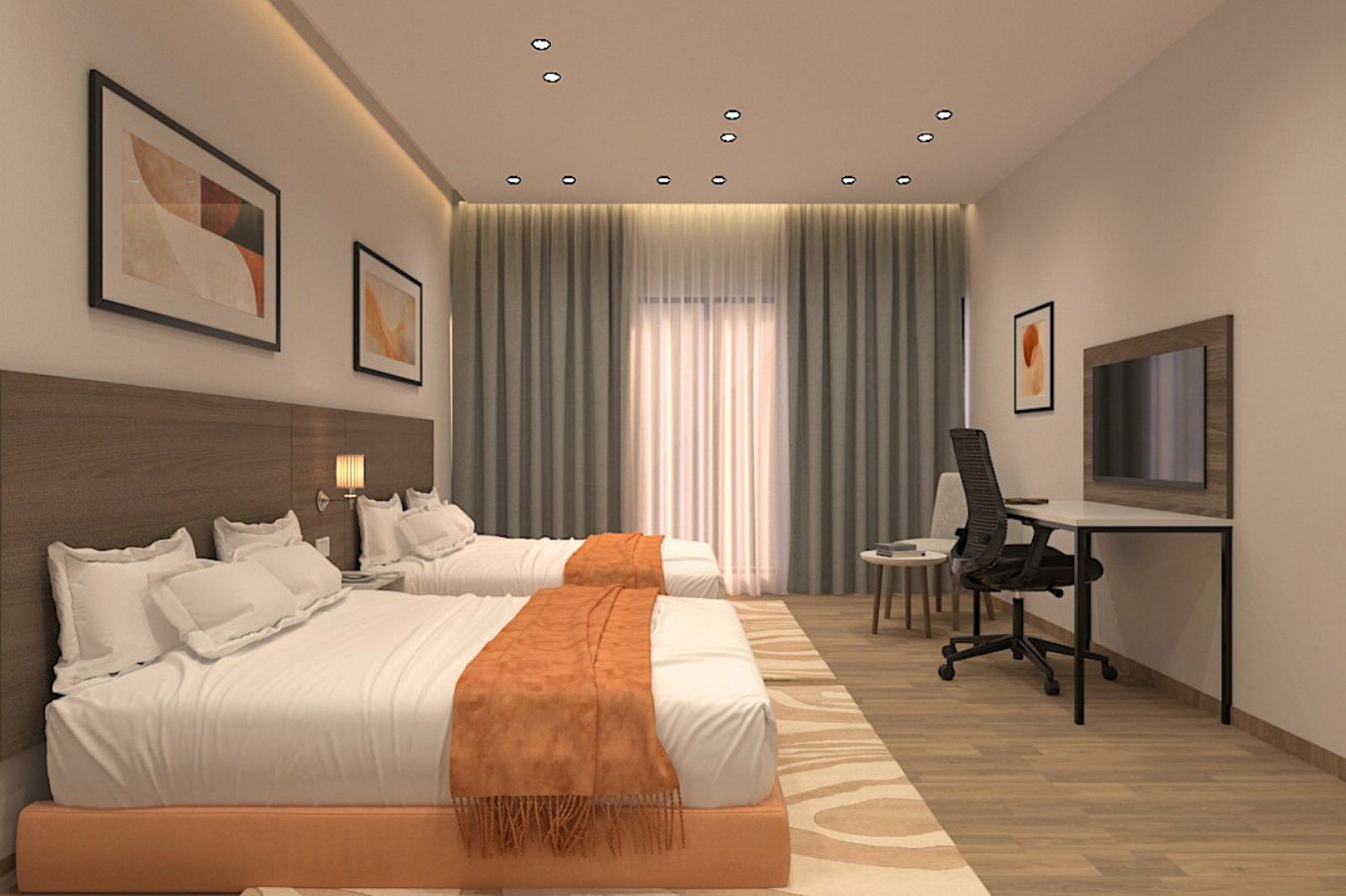 Autumn Walk 2 Star Twin Room Furniture