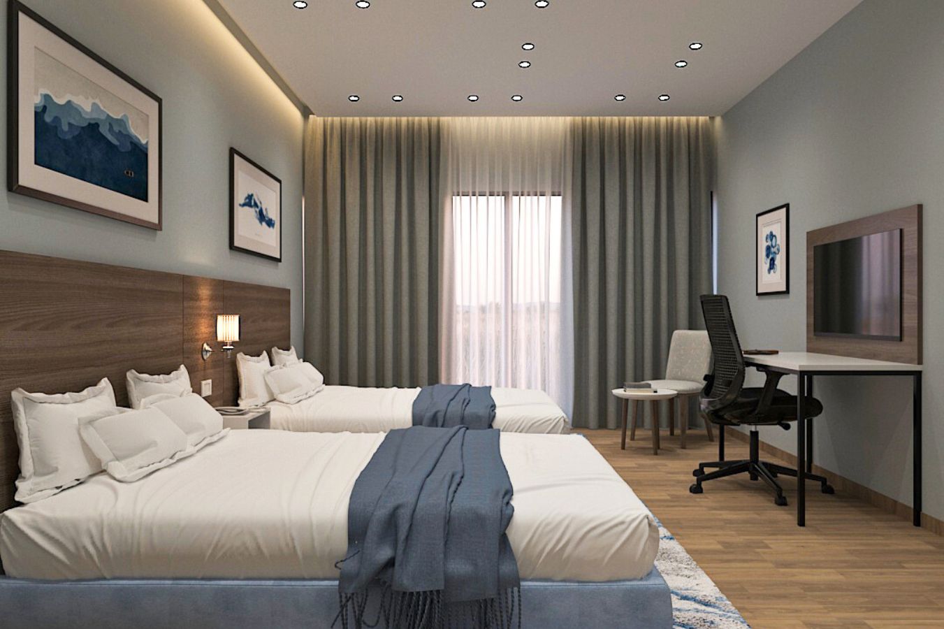 Monsoon Smiles 2 Star Twin Room Hotel Furniture Collection