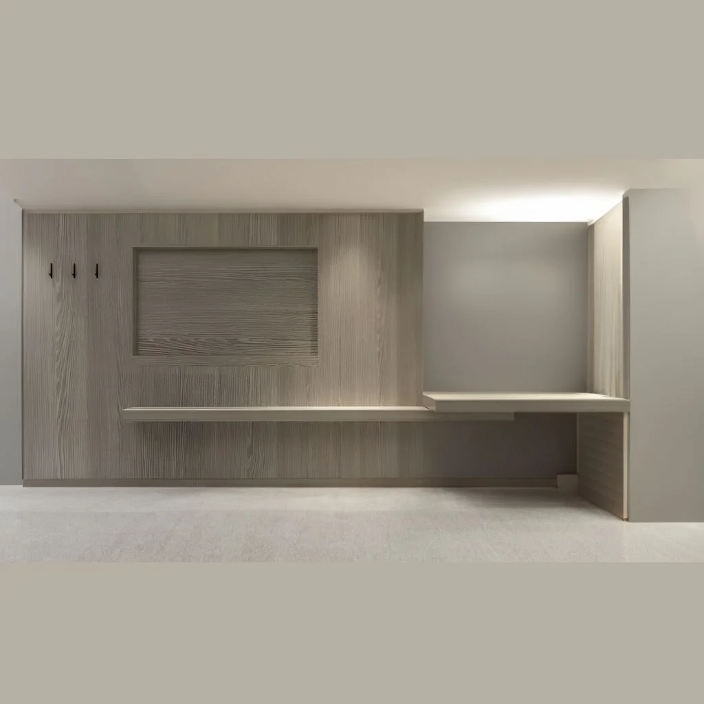 TV Unit with Study Combo | Winter Grey 4 Star